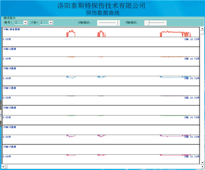 便携型小蝌蚪视频色版APP官网检测报告探伤数据曲线